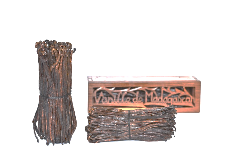 Organic Madagascar vanilla beans – Black vanilla split